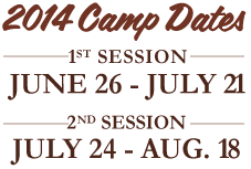 2014 Summer Camp Dates
