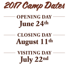 2014 Summer Camp Dates